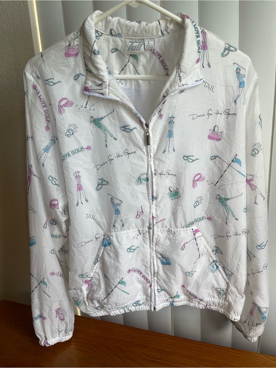 Tail Jackets & Blazers - Vintage Tail Golf Novelty Windbreaker Jacket Large